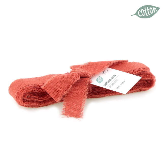 COTTON RAW RIBBON 5MX15MM - Image 3