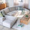 ELISE LEFT SIDE TRENZA TAUPE 326X152CM - Image 2