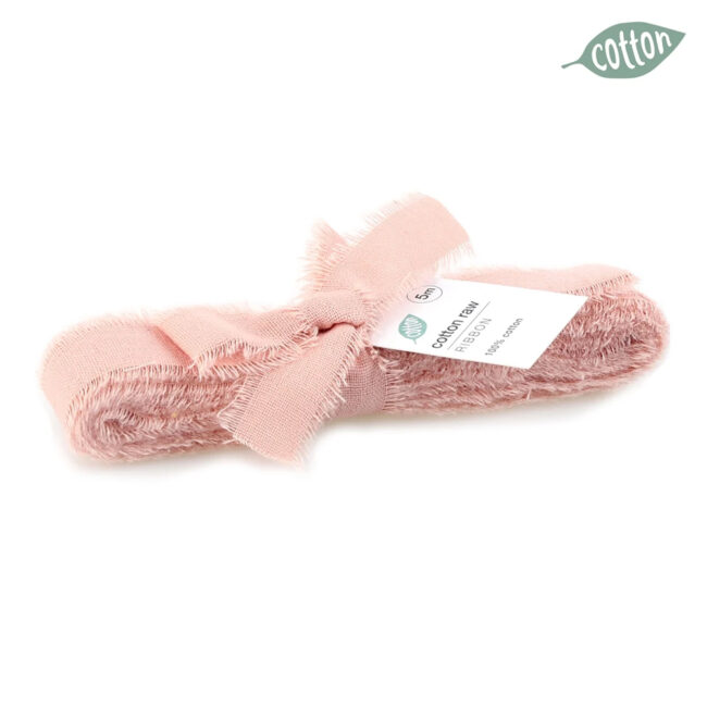 COTTON RAW RIBBON 5MX15MM - Image 6