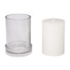 CANDLE SHAPED MOULD CYLINDRIC FLAT 7CM - Image 2