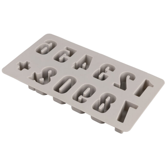 SILICONE CASTING MOULD 0-9 12 SHAPES 14,5X26X2,5CM - Image 3