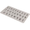 SILICONE CASTING MOULD MINI ABC 27 SHAPES 14,5X26X1CM - Image 3