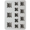 SILICONE MOULD BUBBLE HEARTS 12 SHAPES 24,4X18X50CM