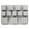 SILICONE MOULD BUBBLE HEARTS 12 SHAPES 24,4X18X50CM - Image 4