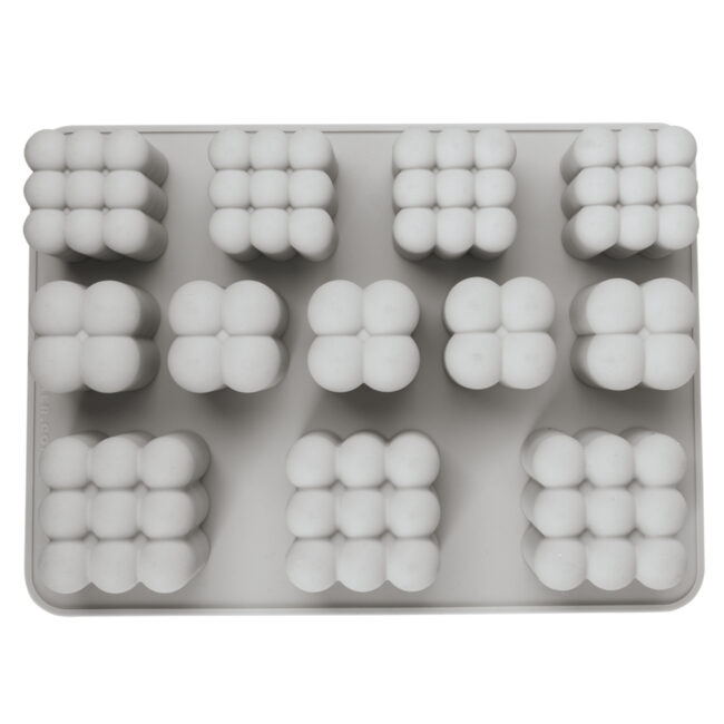 SILICONE MOULD BUBBLE HEARTS 12 SHAPES 24,4X18X50CM - Image 4