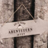 WOOD SIGN ARROW NATURAL WITH JUTE YARN 40X15X0,6CM - Image 2