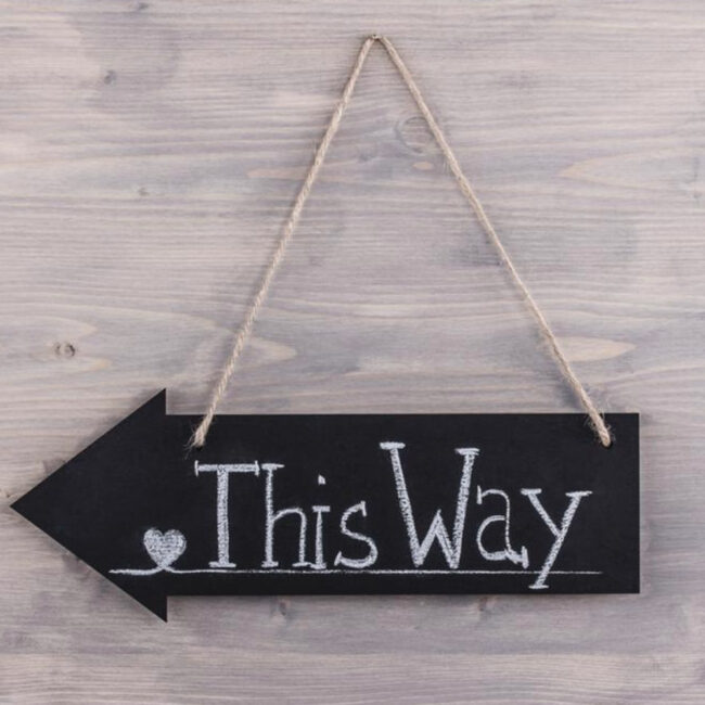 WOOD SIGN ARROW NATURAL WITH JUTE YARN 40X15X0,6CM - Image 3