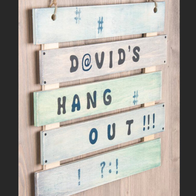 WOOD SLATTED FRAME NATURAL HANG 30,5X31,6X1,5CM - Image 3