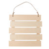 WOOD SLATTED FRAME NATURAL HANG 30,5X31,6X1,5CM