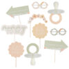 BABY PHOTO BOOTH PROPS FLORAL