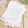 CARDS ADVICE TO THE BRIDE FLORAL 10PCS - Image 2
