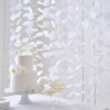 BACKDROP STRANDS  CIRCLES WHITE TISSUE LENGTH 2MT 16PCS - Image 2