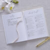 WEDDING PLANNER WHITE WITH RIBBON 49 PAGES 22XW15X1CM - Image 4