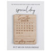 SAVE THE DATE WOODEN MAGNETS 8X6CM 10PCS