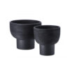 SET OF 2 CERAMIC VASES BREM ASSORTED 4 COLORS 25X21,5CM - Image 2
