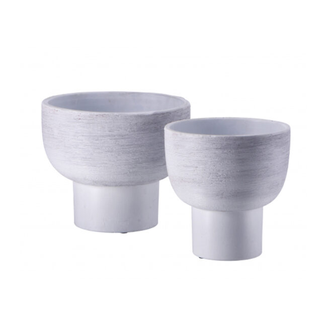 SET OF 2 CERAMIC VASES BREM ASSORTED 4 COLORS 25X21,5CM - Image 3