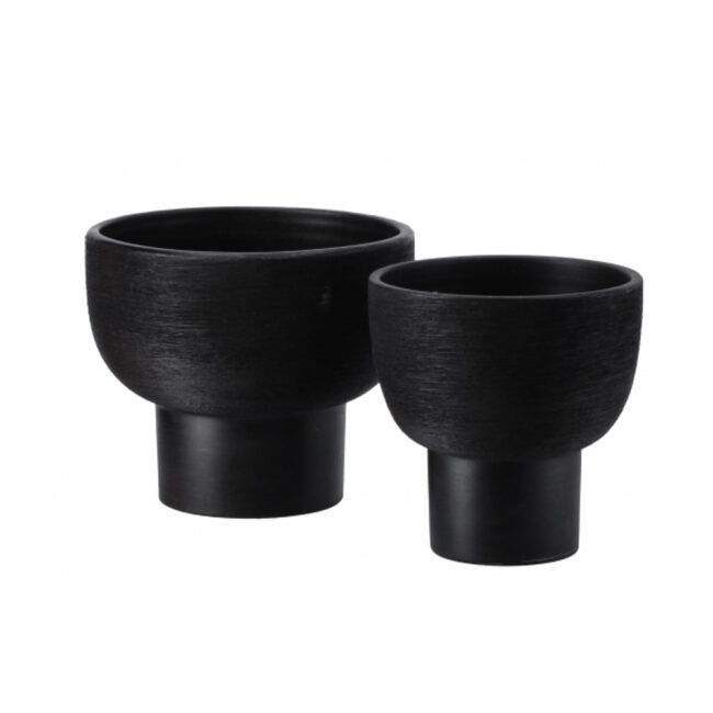 SET OF 2 CERAMIC VASES BREM ASSORTED 4 COLORS 25X21,5CM - Image 4