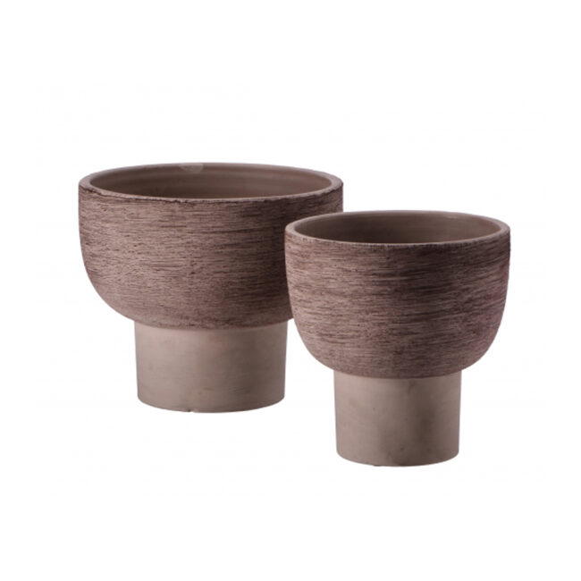 SET OF 2 CERAMIC VASES BREM ASSORTED 4 COLORS 25X21,5CM - Image 5