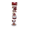 SET OF 12 XMAS GREETING CARDS PAPER ASSORTED 3 DESIGNS 8X9,5CM - Image 4
