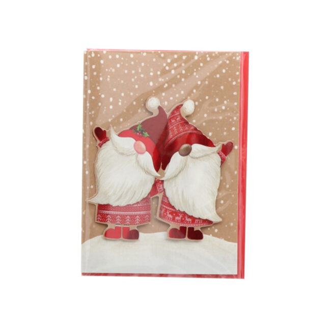 XMAS GREETING CARDS ASSORTED 6 DESIGNS 12X17CM - Image 4