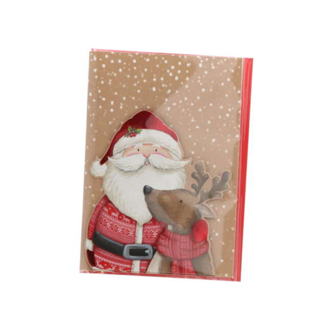 XMAS GREETING CARDS ASSORTED 6 DESIGNS 12X17CM - Image 5