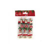 SET OF 9 XMAS CLOTH PEGS ASSORTED 3 DESIGNS 3,5X4,5CM - Image 4