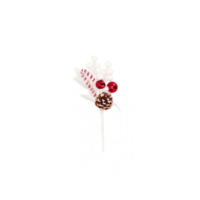 XMAS TWIG FOR DECOR. ASSORTED 4 MODELS 25.5CM - Image 5