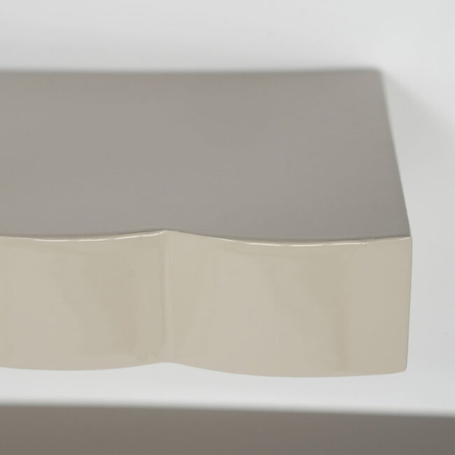 SET OF THREE WALL SHELF PRINZ TAUPE W(66X42X30)X14X4CM - Image 4