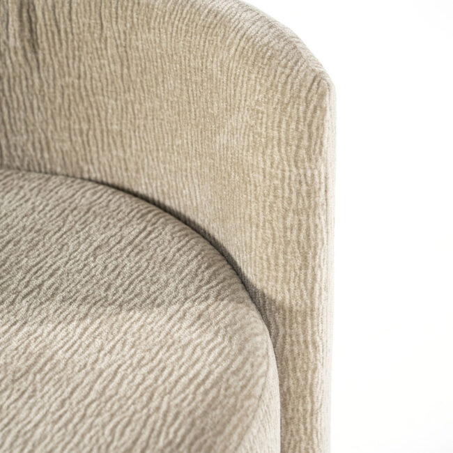 STOOL MARQUE TAUPE 43X48X63CM - Image 3