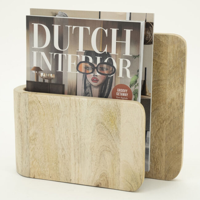 BOOK HOLDER YOMU NATURAL 29X8X25CM - Image 3