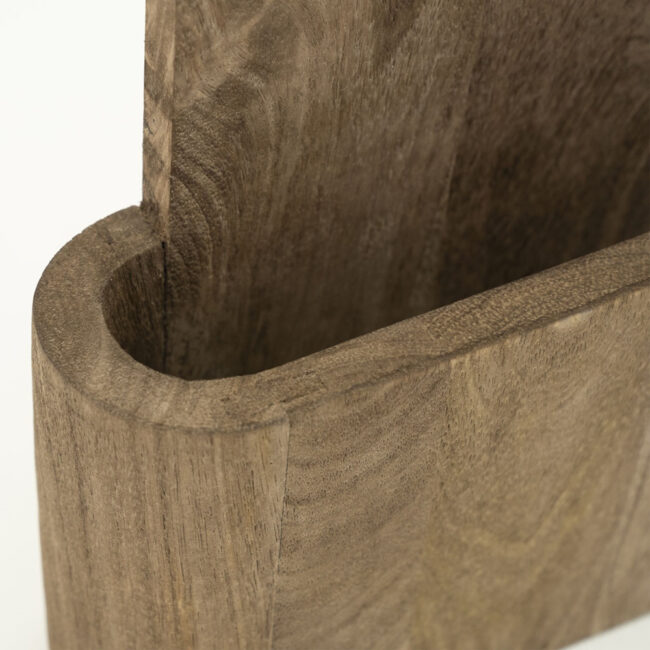 BOOK HOLDER YOMU BROWN 29X8X25CM - Image 3