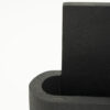 BOOK HOLDER YOMU BLACK 29X8X25CM - Image 2