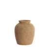 VASE VEDELLA LIGHT BROWN 26X28CM