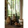 VASE MARZOKU DARK BROWN/CREAM 29X27X41,5CM - Image 2