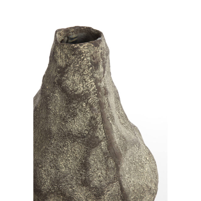 VASE MARZOKU DARK BROWN/CREAM 29X27X41,5CM - Image 3