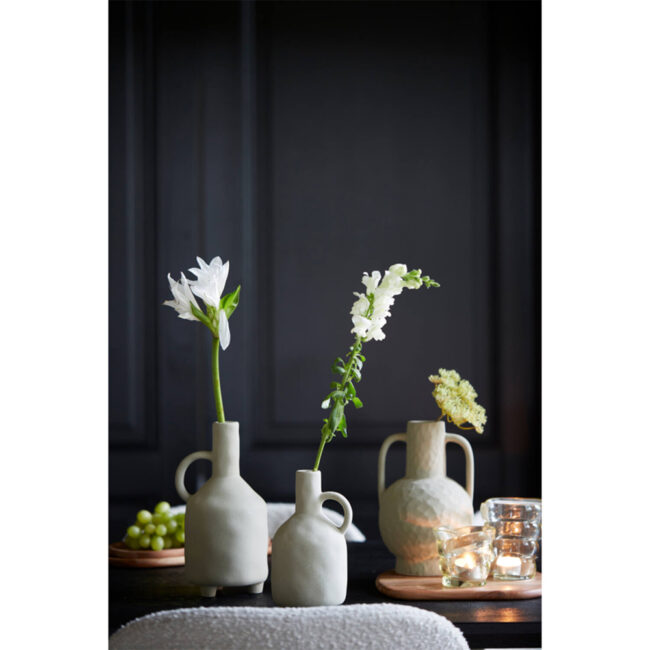 VASE ZIRO CERAMICS MATT OLIVE GREEN 16X25,5CM - Image 3