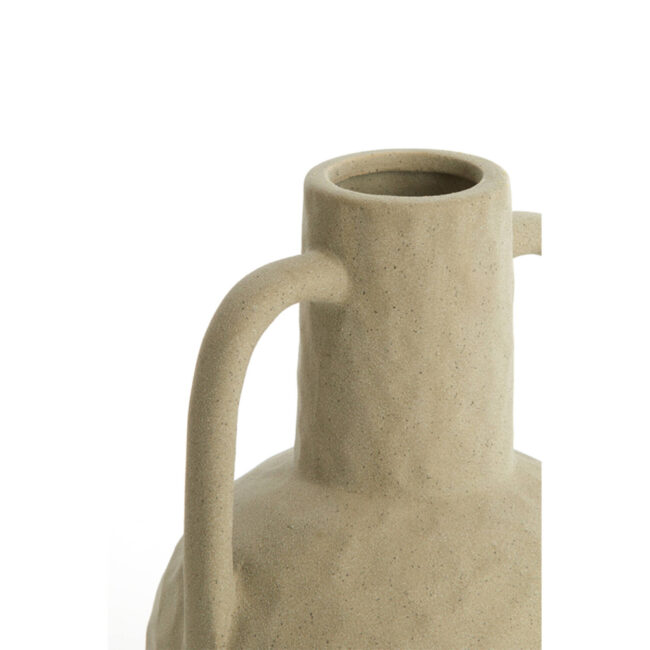 VASE ZIRO CERAMICS MATT OLIVE GREEN 16X25,5CM - Image 4