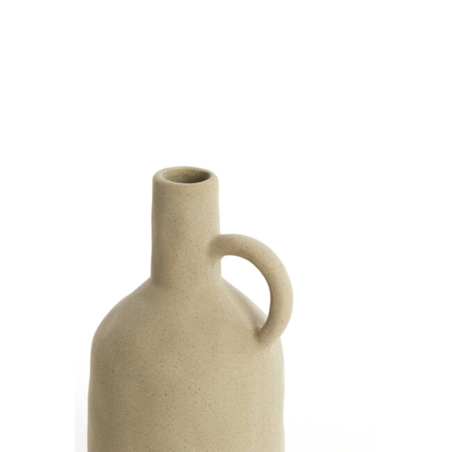 VASE JONAI CERAMIC MATT OLIVE GREEN 12X11X21,5CM - Image 4