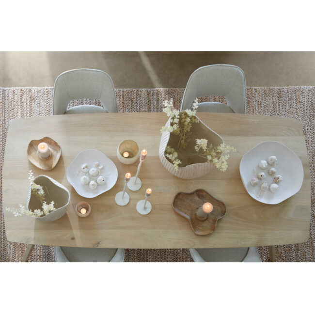 DISH ANZIO CREAM 44X43,5X7CM - Image 3