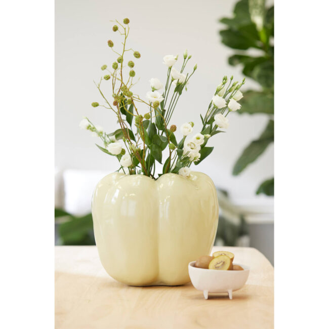 DISH ROSANA CREAM ON BASE 16X15,5X8,5CM - Image 3