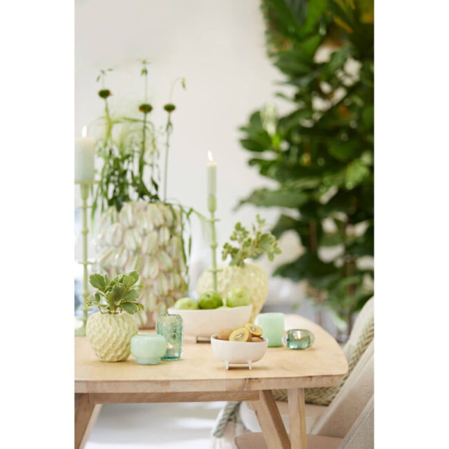 DISH ROSANA CREAM ON BASE 27X26,5X11,5CM - Image 3