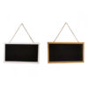 BLACKBOARD WITH WOOD FRAME ASSORTED 2 COLORS 60X30CM