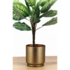 SET OF 3 POTS METAL GOLD 15X20X25CM - Image 2