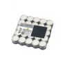 SET OF 50 TEALIGHT CANDLES WHITE 3,6 9GR