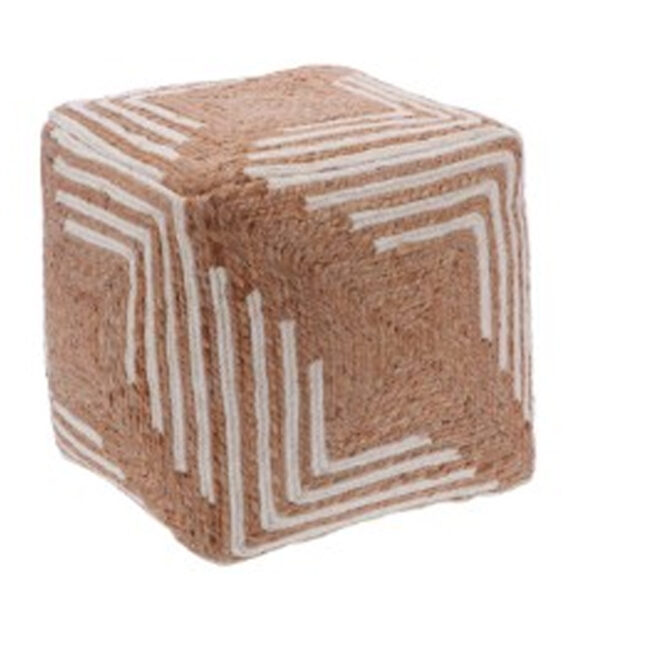 POUF IN JUTA 46X46X46CM