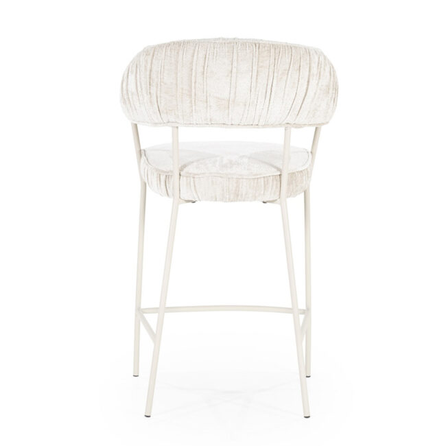 BARCHAIR LIZZY BEIGE FEMME 55X53X96CM - Image 3