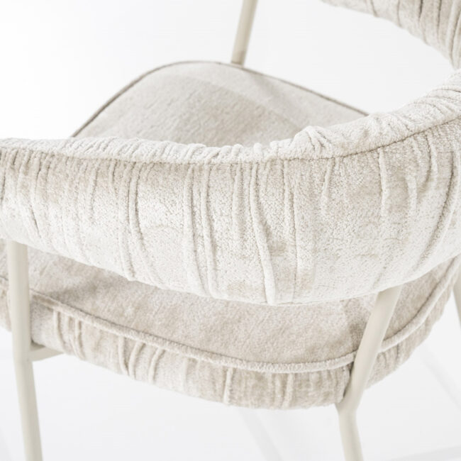 BARCHAIR LIZZY BEIGE FEMME 55X53X96CM - Image 4