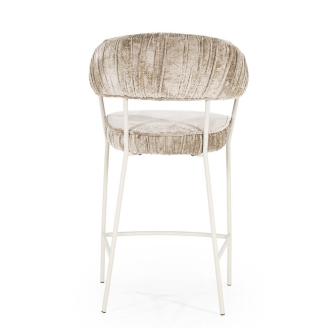 BARCHAIR LIZZY TAUPE FEMME 55X53X96CM - Image 3