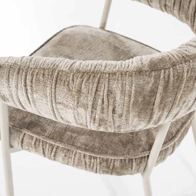 BARCHAIR LIZZY TAUPE FEMME 55X53X96CM - Image 4