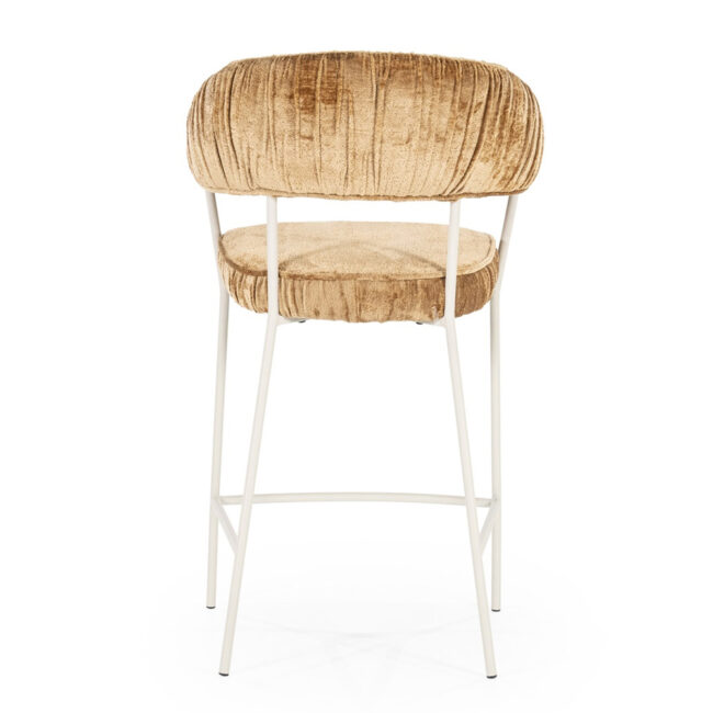 BARCHAIR LIZZY MUSTARD FEMME 55X53X96CM - Image 3